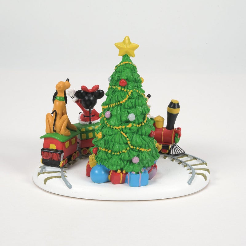 Department 56 Disney Village Accessories Mickey Mouse Holiday Express Figurine, 4.75 Inch, Multicolor - Image 4